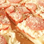 Pré-fatiar pizza congelada
