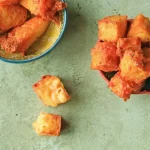 macarrão e queijo frito