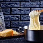 purê de batata com mais queijo