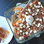 caçarola de batata doce