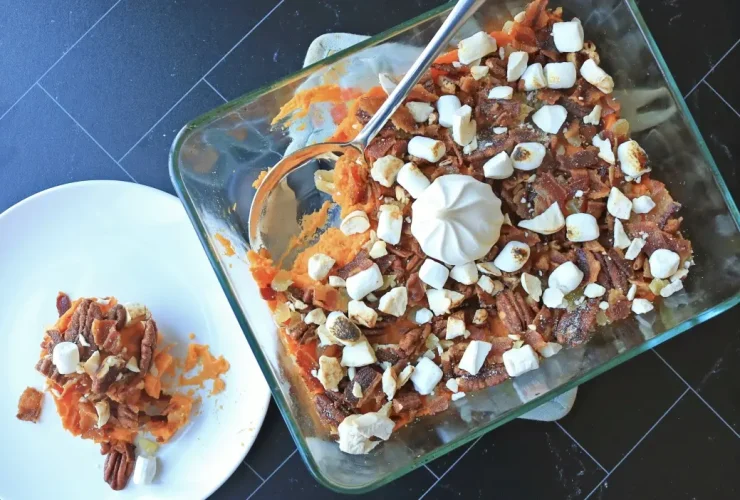caçarola de batata doce