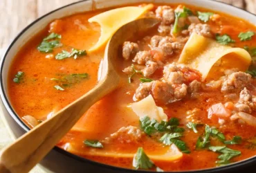 sopa de lasanha