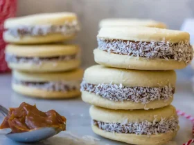 biscoitos sanduíche Alfajores
