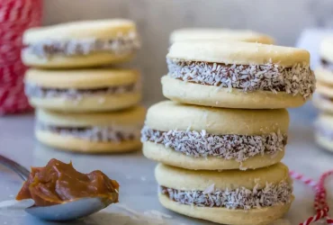 biscoitos sanduíche Alfajores