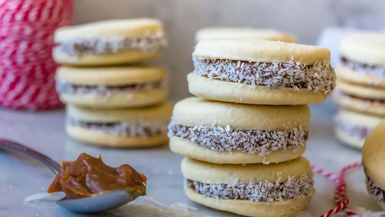 biscoitos sanduíche Alfajores