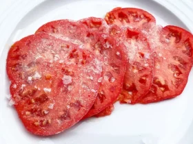polvilhar frutas e vegetais